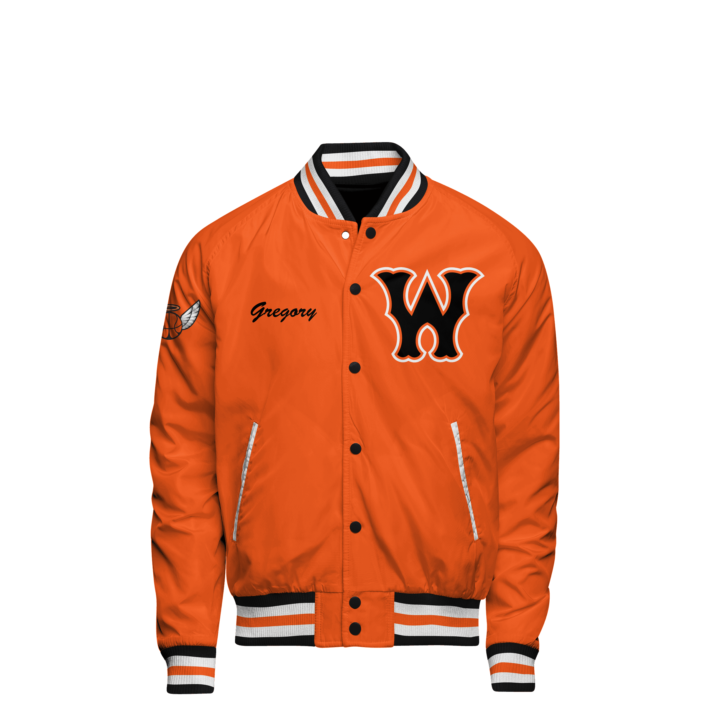 Satin Varsity Jacket