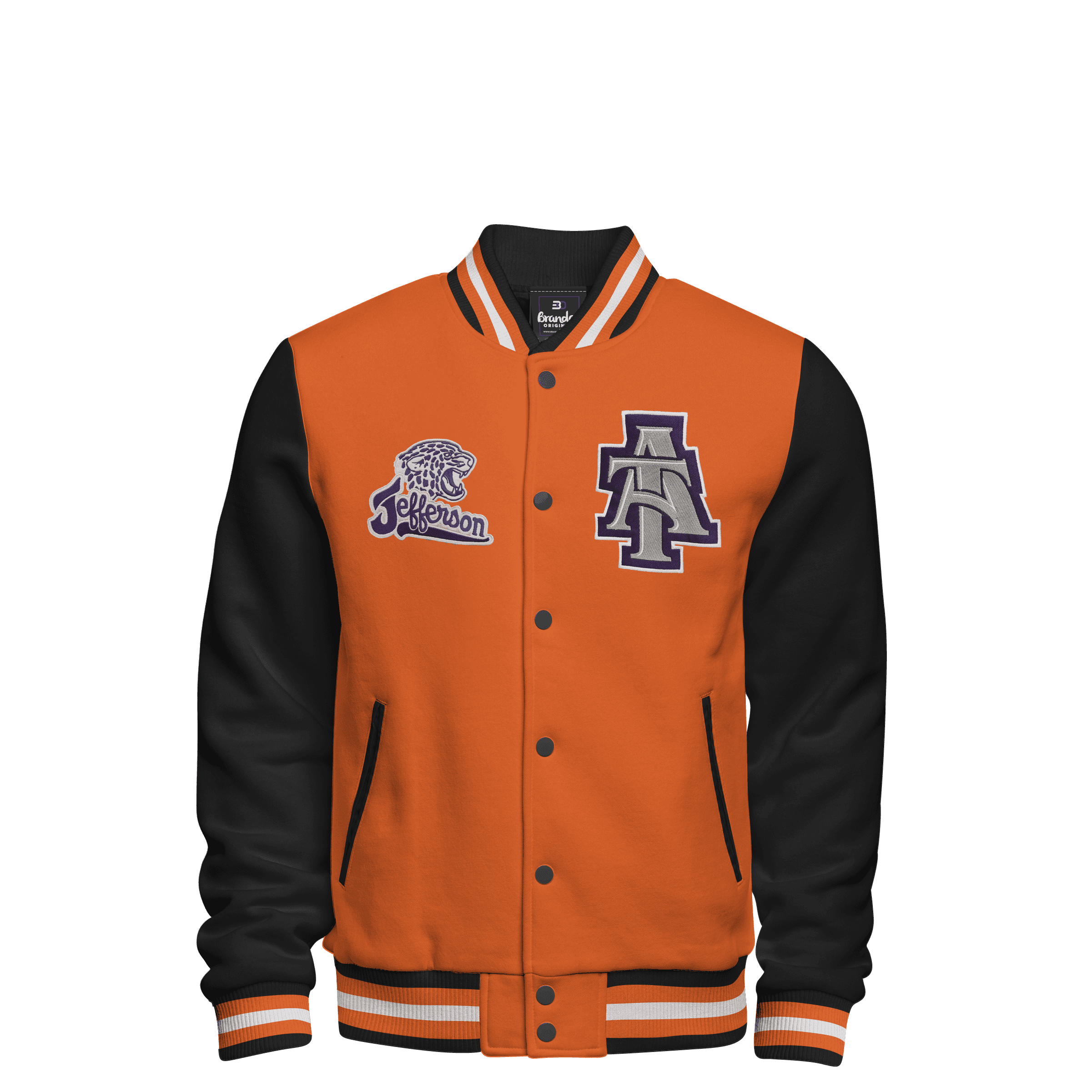 Custom fleece letterman jacket clearance